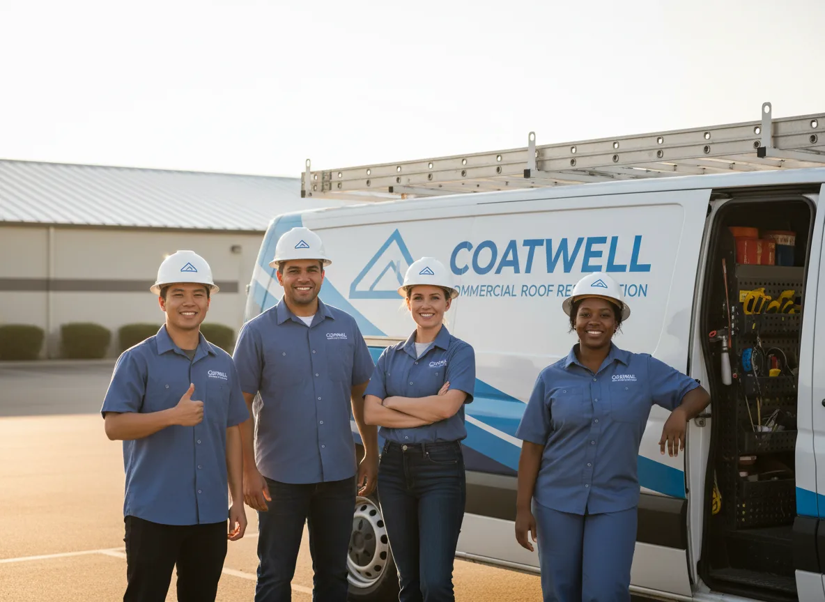 Commercial roof coating company in Thurmond, NC